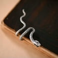 thumbnail image 3 of QQTDFG Punk Snake Sterling Silver Ear Cuff SINGLE Wrap Climber Crawler Earring A1853-default, 3 of 6