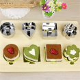 thumbnail image 5 of Cake Mould Mousse Rings, Cake Mold Baking Rings, Cake Ring, Cake Circle with Pusher Biscuit, Mini Cookie Cutters, 5 of 5
