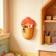 thumbnail image 5 of Estante de pared en forma de maíz, organizador de almacenamiento adhesivo sin perforación para decoración de cocina y baño, plástico impermeable, amarillo o naranja., 5 of 6