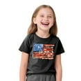 thumbnail image 2 of Cxenplz USA Patriotic American Flag for Kids Boys Girls Shirt US T-Shirt Short Sleeve Summer Tops 4th of July Gifts, 2 of 5