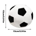 thumbnail image 2 of Cute Soft Plush Soccer Ball Toy Realistic Sports Throw Pillow Stuffed Athletic Round Cushion for Home Decoration and Indoor Play 2026 Edition S, 2 of 5