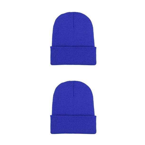 Gorro de invierno ajustable Qarigey a prueba de viento para deportes al aire libre Azul 2piezas