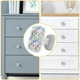 thumbnail image 4 of 4 Pieces Set Drawer Pulls Handle Square Wardrobe Cabinet Knobs with Stainless Steel Screws Furniture Kitchen Decor, 4 of 5