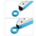 thumbnail image 4 of Uxcell 7-inch 9-inch 12-inch Locking Tong Kitchen Tongs Stainless Steel Blue 1 Set, 4 of 5