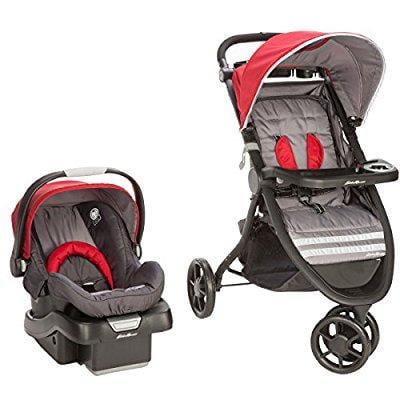 Ed Bauer Alpine 3 Travel System With Surefit Infant Car Seat Ed Bauer Alpine 3 Travel System With Surefit Infant Car Seat Salsa Red