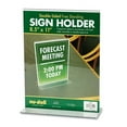 thumbnail image 2 of Acrylic Sign Holder, 8 1/2 X 11, Clear | Bundle of 5 Each, 2 of 2