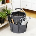 thumbnail image 3 of Lunxisen 2 Pcs Portable Storage Basket Drawstring Folding Organizer Multi Functional Tool Bag for Camping Gardening Home, 3 of 8