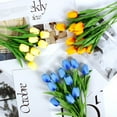 thumbnail image 6 of AFQH 10 pack Tulips Artificial flowers Wedding Home Living room Decoration Bouquet, 6 of 9
