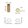 thumbnail image 2 of Unique Bargains 1/8IP Filetage 0.98' Lampe Tuyau Kit avec Rondelles Écrous Fixations Assortiment Matériel, 2 of 5