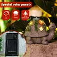 thumbnail image 6 of NIWEITA Solar Turtle Statue with LED Succulent Flowers,Outdoor Waterproof Resin Backyard,Garden,Pond Decor Gift, 6 of 10