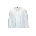 thumbnail image 3 of B-100 White 5pc Suit Shirt, Bowtie & Vest For Kids By Alberto Nardoni Brand Designer, 3 of 3