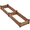 Dark Brown, variant on Renwick Wooden Raised Garden Bed, 96.7 x 24.6 x 10.6inch (L x W x H),Natural Wood
