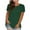 Army Green, variant on AherBiu Short Sleeve Tops for Women Basic Tees Crewneck Summer Casual Fitted Comfy Stretch Tshirts