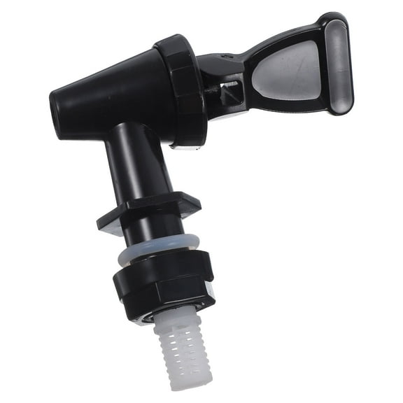 Mobestech Beverage Bucket Black Plastic Faucet for Kitchen Use and Water Control