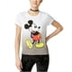 thumbnail image 2 of Disney - Camiseta gráfica para mujer con diseño de Ombre Micky Mouse, color blanco, extragrande Disney Camiseta gráfica, 2 of 2
