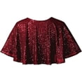 thumbnail image 2 of Sleeveless Double V-Neck Long Mermaid Sequin Formal Evening Dresses, 2 of 8