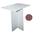 thumbnail image 4 of Mesa De Centro Minimalista Vinil Metalico Mdf Melamico Resistente Cafe, 4 of 4