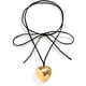 thumbnail image 2 of Gargantilla gruesa con forma de corazón – Colgante de corazón grande, cadena de terciopelo ajustable, collares de corazón para mujeres, adolescentes y niñas Y2K, accesorios de joyería de moda, 2 of 4
