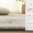 thumbnail image 4 of SAFAVIEH Aubusson Albus Medallion Area Rug, Ivory/Green, 6' x 6' Round, 4 of 10