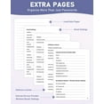 thumbnail image 3 of WEMATE Spiral Password Book with Alphabetical Tabs,  Purple, 4.7"x 6", 1 Count, 1 Pack, 3 of 9