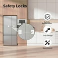 thumbnail image 5 of Refrigerator Lock For Kids (3-Pk) Child Proof Safety Locks for Fridge, Cabinets & Doors With Keys, 5 of 6