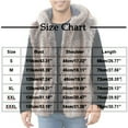 thumbnail image 4 of Zedker Faux Fur Vest Men with Hood Sleeveless Cardigan Fuzzy Fleece Jacket Stand Collar Jacket Thermal Vest Casual Winter Jacket Brown L, 4 of 10