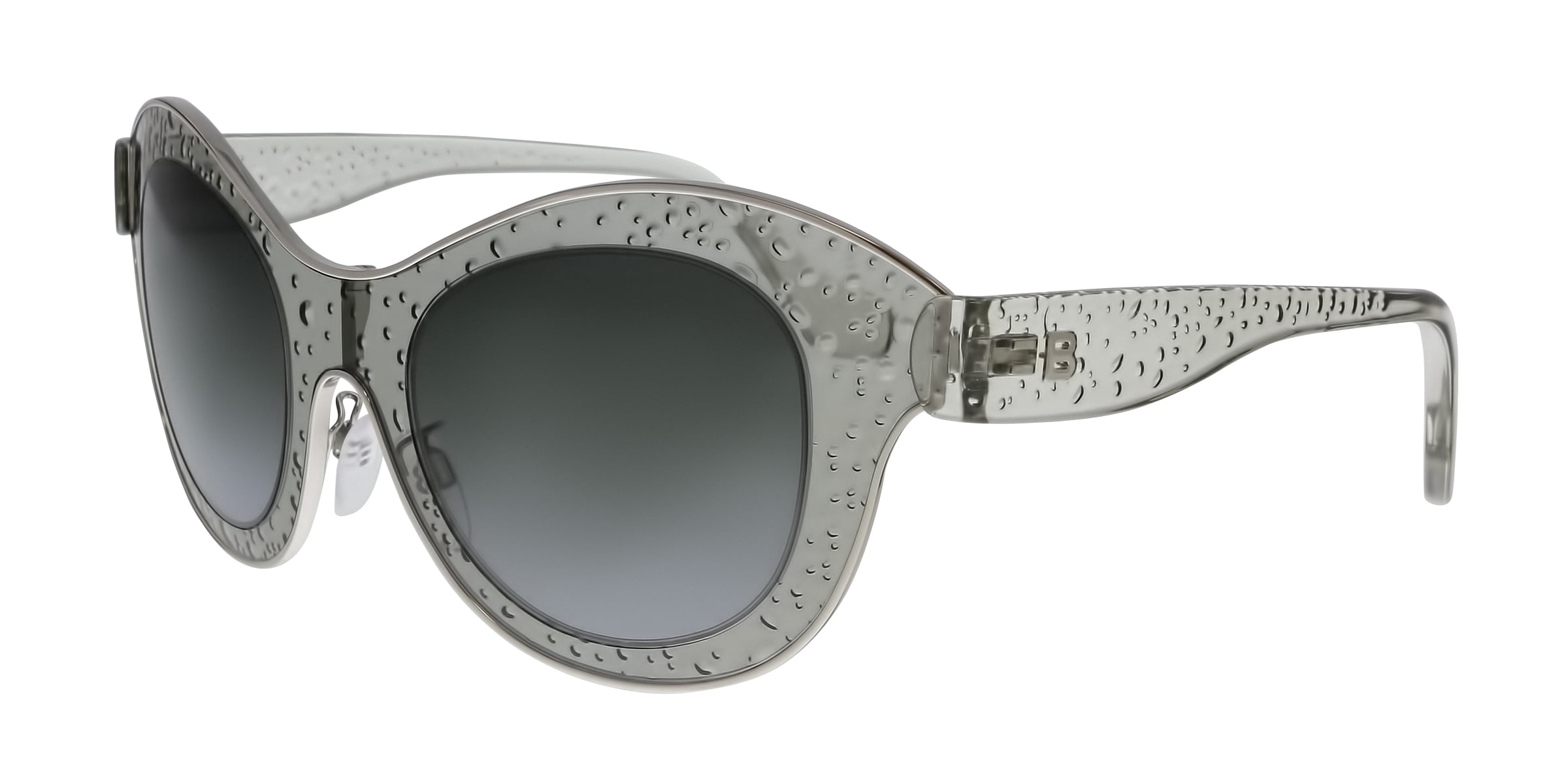 Balenciaga BA0054 20B Clear Grey Cat Eye Sunglasses Balenciaga BA0054 20B Clear Grey Cat Eye Sunglasses
