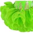 thumbnail image 3 of Jenniferwu Handmade Toddler Girl Party Dress Baby Pageant Dress Birthday Dresses Girl's Princess Dress G115 Green 4T, 3 of 6