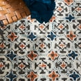 thumbnail image 6 of SAFAVIEH Aspen Matilda Floral Area Rug, Blue/Taupe, 5' x 8', 6 of 8