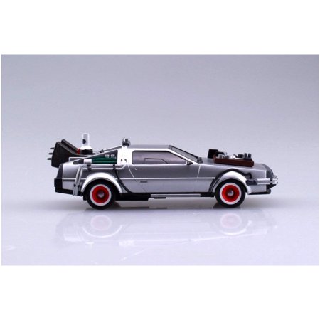 青島文化教材社 ムービーメカシリーズ No.13 バック・トゥ・ザ・フューチャー プルバック Part.3 タイムマシン 1/43スケール プラモデル