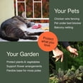 thumbnail image 2 of MaPorch Plastic Chicken Wire Mesh Fence - Black Mesh,15.7 in x 10 ft - Quick-Install Chicken Wire Fencing - Plant Protectors from Animals - Weather Resistant, 2 of 4
