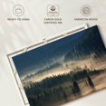thumbnail image 6 of Elephant Stock Foggy Fir Forest Wall Art - Horizontal Canvas Wall Art - Living Room Wall Decor - Nature Canvas - Gray And Beige Decor - 36" x 24", 6 of 8
