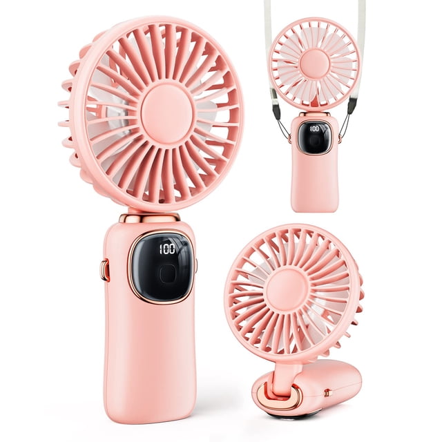 Ventilador portátil ColdSky de 4000 mAh con pantalla LED de 5 velocidades