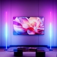 thumbnail image 2 of Lampe sur Pied d'Angle, Lot de 2, Compatible avec Alexa et Google Home, Lampe d'Angle DEL RVB Intelligente avec Synchronisation Musicale, Couleurs 16 m, Scène 68+, Contrôle via Application et Télécommande, 2 of 9