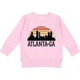 thumbnail image 2 of Inktastic Atlanta Georgia Skyline Vintage Toddler Sweatshirt, 2 of 4