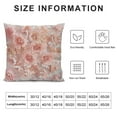 thumbnail image 5 of Leisuo Decorative Spring Romantic Stereo Rose Flower Pillow Cover Solid Square Pillowcase for Sofa Bedroom Car Peach Gifts Valentines Day, 5 of 5