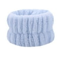 thumbnail image 6 of Face Wash Headband Wristband Set SPA Headband Makeup Headband Facial Wrist Cuffs Blue, 6 of 7