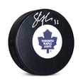 thumbnail image 1 of Steve Thomas Autographié Toronto Maple Leafs Retro Logo Rondelle, 1 of 2