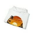 thumbnail image 5 of Retro Hawaiian Sunset Hoodie Unisex Heavy Blend™ Hooded Sweatshirt, 5 of 9