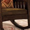 thumbnail image 4 of Furniture of America Edward Traditional Wood Slat Back Rocking Chair in Dark Oak, 4 of 4