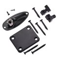thumbnail image 1 of Guitar String Tree Retainer Set, Guitar Socket Board Guitar Neck Plate String Roller Retainer With Screws For Replacement, 1 of 8