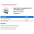 thumbnail image 2 of Blower Motor - Compatible with 2011 - 2013 Hyundai Equus 2012, 2 of 2