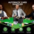 thumbnail image 3 of Automatic Card Shuffler 1/2/4/6 Decks,Battery Operated Electric Playing Card Shuffler for UNO,Casino Card Game,Poker,Phase 10,Blackjack,Texas Hold'em,Home Card Games, 3 of 7