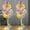 C, variant on Balloon Stand Kit for Floor with String Lights, 2 Set Centerpieces Decorative Balloons for Wedding Christmas Birthday Anniversary Party