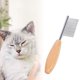 thumbnail image 5 of Cepillo Para El Aseo De Mascotas, Para Perros Y Gatos. Peine De Madera Para La Cara, Dientes Finos, Espaciado Estrecho, Herramienta Para Desenredar, Para Uso En Interiores Y Exteriores., 5 of 7