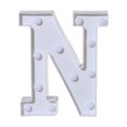 thumbnail image 3 of Fridja Alphabet LED Letter Lights Light Up White Plastic Letters Standing Hanging N, 3 of 3