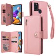 thumbnail image 1 of Case for Samsung Galaxy A21S Magnetic Leather Zipper Wallet Cover Card Holder, 1 of 5