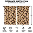 thumbnail image 2 of Blackout Kids Curtains,Leopard Print Childrens Insulated Curtains Set Of 2,Bedroom Essentials,Toddler Room Decor 42"x63"(106x160cm), 2 of 4
