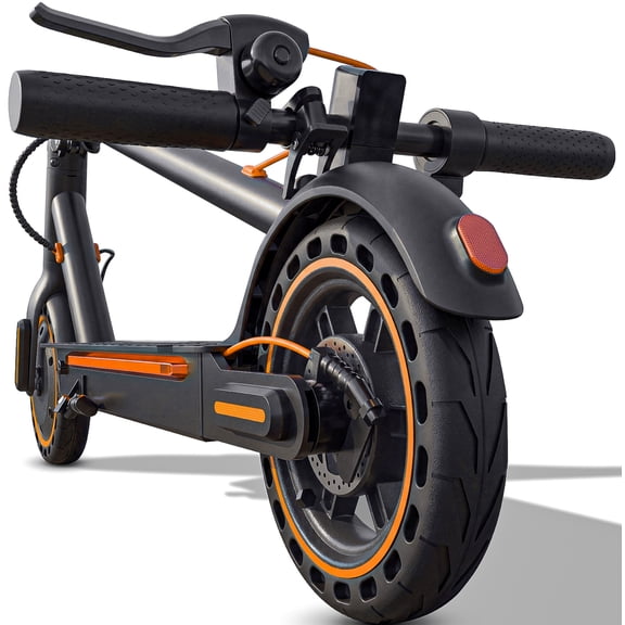 Electric scooters for adults, 550W motor, 19 mph & 19 miles, foldable with side light & app