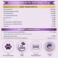 thumbnail image 3 of Petscy Longevity Hip and Joint, Immune Support for Dogs – Large (7.5g Chew) – High Dose Glucosamine, MSM, Chondroitin, Green Lipped Mussel, Omega 3, Probiotics – 30 Chews (Large Dogs) – 1 Pack, 3 of 4